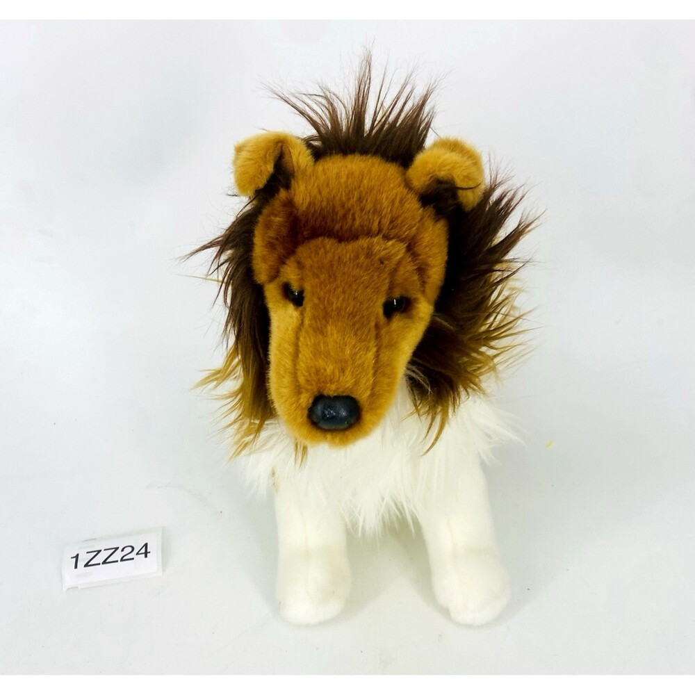 Douglas Rough Collie Dog Plush 12" Stuffed Animal Cuddle Toys Soft Brown